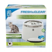 CAT IT FRESH & CLEAR STAINLESS STEEL TOP FOUNTAIN 2L